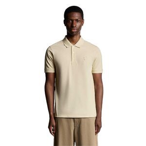 Lyle & Scott Mens Superfine Polo Shirt / Beige